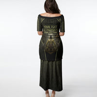 Personalized Muscular Goblin Weightlifting Puletasi Pain For Growth Dark Fantasy Gym Graphic