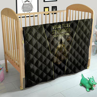 Personalized Muscular Goblin Weightlifting Quilt Pain For Growth Dark Fantasy Gym Graphic