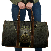 Personalized Muscular Goblin Weightlifting Travel Bag Pain For Growth Dark Fantasy Gym Graphic