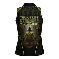 Personalized Muscular Goblin Weightlifting Women Sleeveless Polo Shirt Pain For Growth Dark Fantasy Gym Graphic