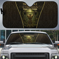 Personalized Muscular Cat Weightlifting Auto Sun Shade Pain For Growth Dark Fantasy Gym Graphic