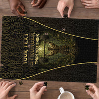 Personalized Muscular Cat Weightlifting Puzzle Pain For Growth Dark Fantasy Gym Graphic