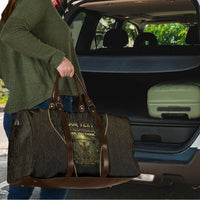 Personalized Muscular Cat Weightlifting Travel Bag Pain For Growth Dark Fantasy Gym Graphic