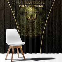 Personalized Muscular Cat Weightlifting Window Curtain Pain For Growth Dark Fantasy Gym Graphic