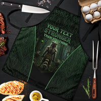Personalized Muscular Raccoon Weightlifting Apron Pain For Growth Dark Fantasy Gym Graphic