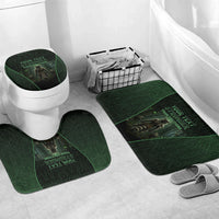 Personalized Muscular Raccoon Weightlifting Bathroom Set Pain For Growth Dark Fantasy Gym Graphic