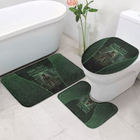 Personalized Muscular Raccoon Weightlifting Bathroom Set Pain For Growth Dark Fantasy Gym Graphic