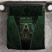 Personalized Muscular Raccoon Weightlifting Bedding Set Pain For Growth Dark Fantasy Gym Graphic