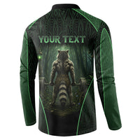 Personalized Muscular Raccoon Weightlifting Button Sweatshirt Pain For Growth Dark Fantasy Gym Graphic