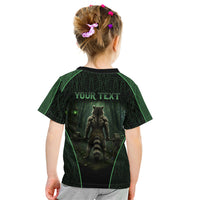 Personalized Muscular Raccoon Weightlifting Kid T Shirt Pain For Growth Dark Fantasy Gym Graphic