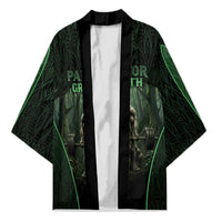 Personalized Muscular Raccoon Weightlifting Kimono Pain For Growth Dark Fantasy Gym Graphic