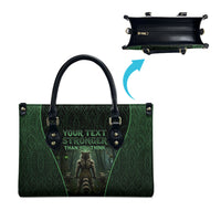 Personalized Muscular Raccoon Weightlifting Leather Bag Pain For Growth Dark Fantasy Gym Graphic