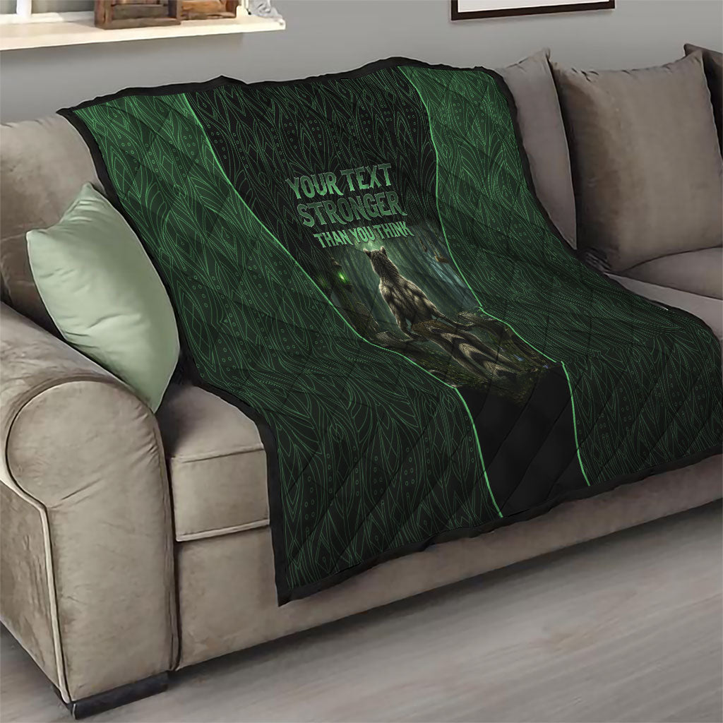 Personalized Muscular Raccoon Weightlifting Quilt Pain For Growth Dark Fantasy Gym Graphic