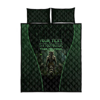 Personalized Muscular Raccoon Weightlifting Quilt Bed Set Pain For Growth Dark Fantasy Gym Graphic