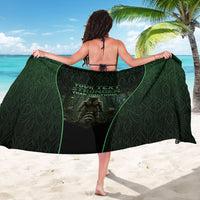Personalized Muscular Raccoon Weightlifting Sarong Pain For Growth Dark Fantasy Gym Graphic