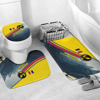 Andorra Bathroom Set with Mountain Ridge and Eagle Emblem Design - Wonder Print Shop