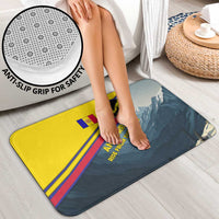 Andorra Bathroom Set with Mountain Ridge and Eagle Emblem Design - Wonder Print Shop