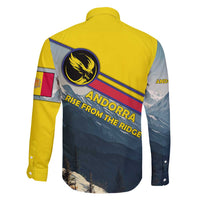 Andorra Family Matching Puletasi and Hawaiian Shirt with Mountain Ridge and Eagle Emblem Design - Wonder Print Shop