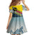 Andorra Family Matching Summer Maxi Dress and Hawaiian Shirt with Mountain Ridge and Eagle Emblem Design - Wonder Print Shop