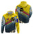 Andorra Hoodie with Mountain Ridge and Eagle Emblem Design - Wonder Print Shop