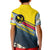 Andorra Kid Polo Shirt with Mountain Ridge and Eagle Emblem Design - Wonder Print Shop