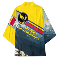 Andorra Kimono with Mountain Ridge and Eagle Emblem Design - Wonder Print Shop