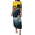Andorra Puletasi with Mountain Ridge and Eagle Emblem Design - Wonder Print Shop