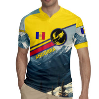 Andorra Rugby Jersey with Mountain Ridge and Eagle Emblem Design - Wonder Print Shop