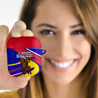 Andorra AirPods Case with Cartoon Ibex and Swirl Stripe Design - Wonder Print Shop