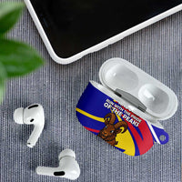 Andorra AirPods Case with Cartoon Ibex and Swirl Stripe Design - Wonder Print Shop