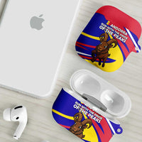Andorra AirPods Case with Cartoon Ibex and Swirl Stripe Design - Wonder Print Shop