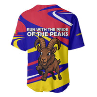 Andorra Baseball Jersey with Cartoon Ibex and Swirl Stripe Design - Wonder Print Shop