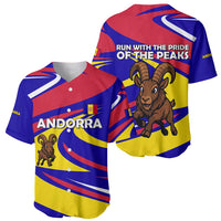 Andorra Baseball Jersey with Cartoon Ibex and Swirl Stripe Design - Wonder Print Shop