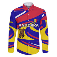 Andorra Family Matching Long Sleeve Bodycon Dress and Hawaiian Shirt with Cartoon Ibex and Swirl Stripe Design - Wonder Print Shop