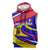 Andorra Sleeveless Hoodie with Cartoon Ibex and Swirl Stripe Design - Wonder Print Shop