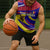 Andorra Sleeveless Hoodie with Cartoon Ibex and Swirl Stripe Design - Wonder Print Shop