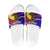 Andorra Slide Sandals with Cartoon Ibex and Swirl Stripe Design - Wonder Print Shop