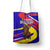 Andorra Tote Bag with Cartoon Ibex and Swirl Stripe Design - Wonder Print Shop