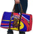 Andorra Travel Bag with Cartoon Ibex and Swirl Stripe Design TS04