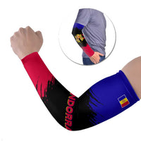 Andorra Arm Sleeves with Eagle Eyes and Paint Stroke Design - Wonder Print Shop
