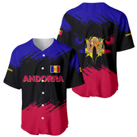 Andorra Baseball Jersey with Eagle Eyes and Paint Stroke Design - Wonder Print Shop