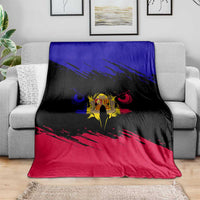 Andorra Blanket with Eagle Eyes and Paint Stroke Design - Wonder Print Shop