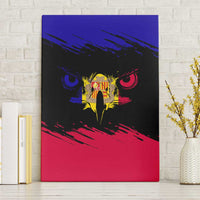 Andorra Canvas Wall Art with Eagle Eyes and Paint Stroke Design - Wonder Print Shop