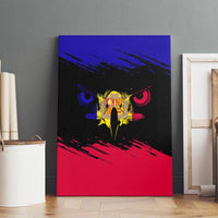 Andorra Canvas Wall Art with Eagle Eyes and Paint Stroke Design - Wonder Print Shop