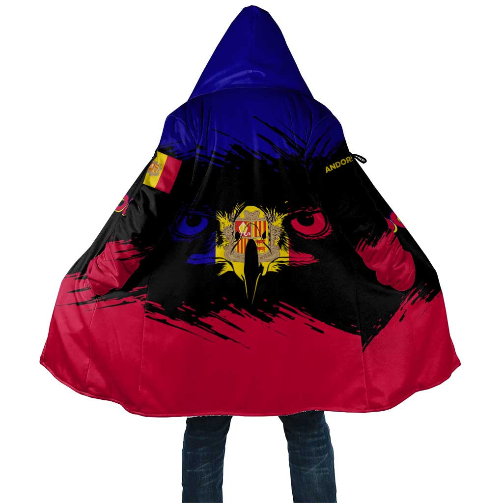 Andorra Cloak with Eagle Eyes and Paint Stroke Design - Wonder Print Shop