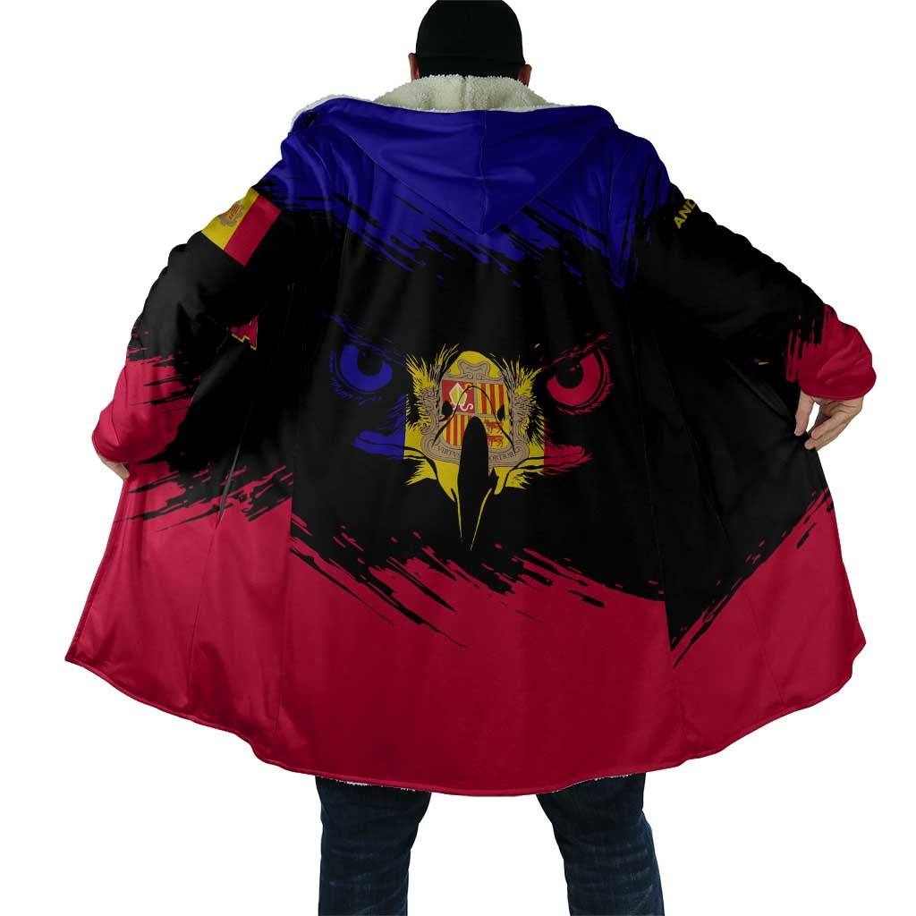 Andorra Cloak with Eagle Eyes and Paint Stroke Design - Wonder Print Shop