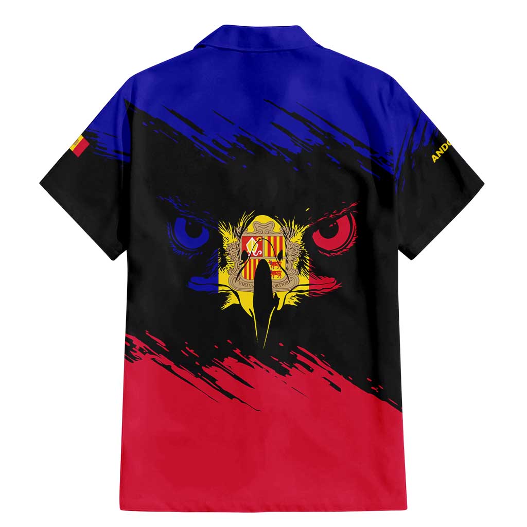 Andorra Family Matching Mermaid Dress and Hawaiian Shirt with Eagle Eyes and Paint Stroke Design - Wonder Print Shop