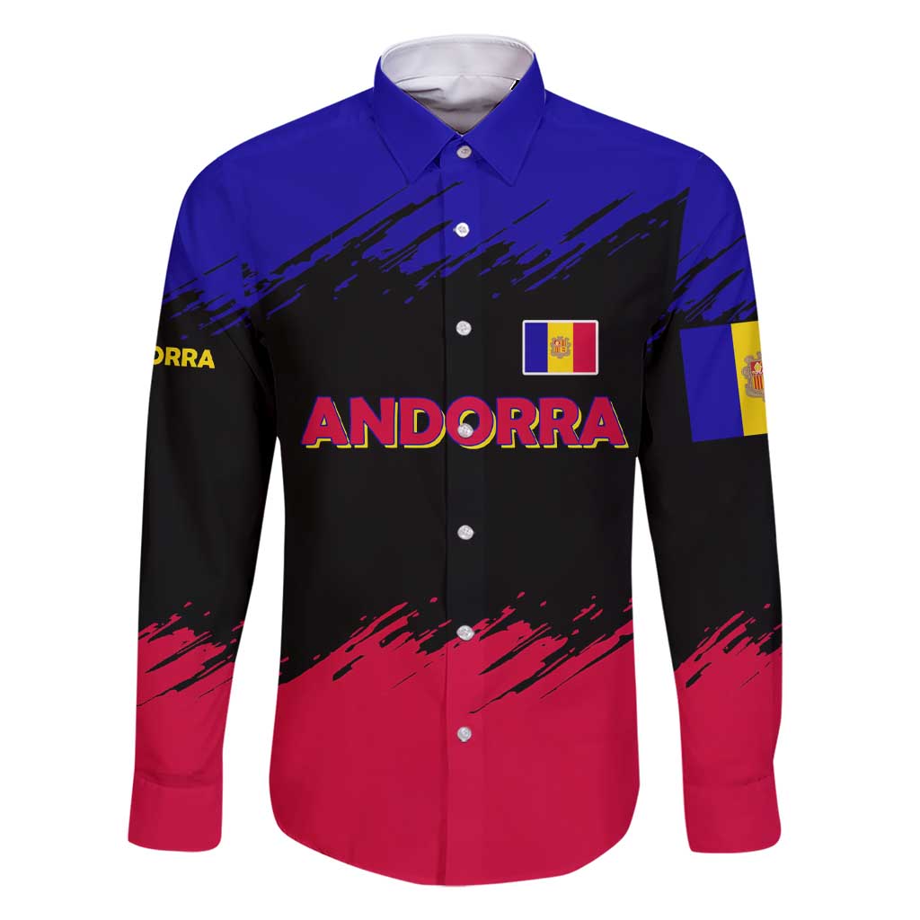 Andorra Family Matching Short Sleeve Bodycon Dress and Hawaiian Shirt with Eagle Eyes and Paint Stroke Design - Wonder Print Shop