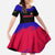 Andorra Family Matching Summer Maxi Dress and Hawaiian Shirt with Eagle Eyes and Paint Stroke Design - Wonder Print Shop