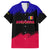 Andorra Family Matching Summer Maxi Dress and Hawaiian Shirt with Eagle Eyes and Paint Stroke Design - Wonder Print Shop